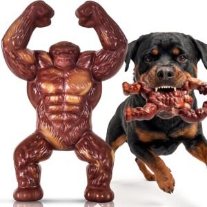 LUKITO Dog Toys Indestructible, Dog Chew Toys for Aggressive Chewers, Tough Dog Toys for Boredom Teeth Cleaning