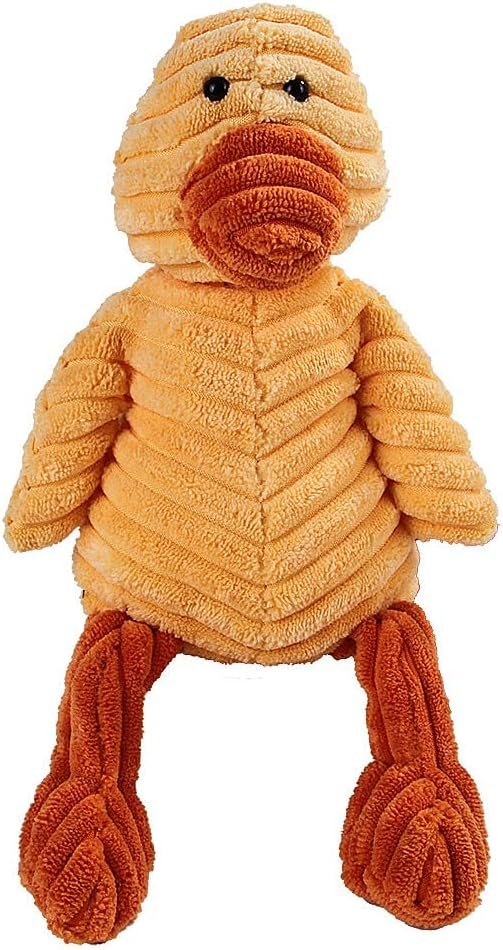 Speedy Panther Duck Dog Toys for Small Dogs Squeaky Soft Dog Toy Plush Puppy Chew Toy (Duck)