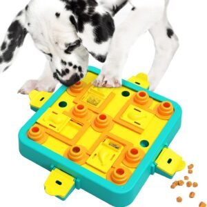 LACCEN Dog Puzzle Toys, Level 3 in 1 Interactive Dog Toys for Boredom, Funny Feeding Toy for IQ Training Brain Stimulating, Treat Dispenser Toy for Large...