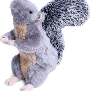 Petface Cyril The Squirrel Plush Dog Toy with Squeaker (Pack of 1) | Soft, Durable Material, for Interactive Play, Cuddly & Comfortable