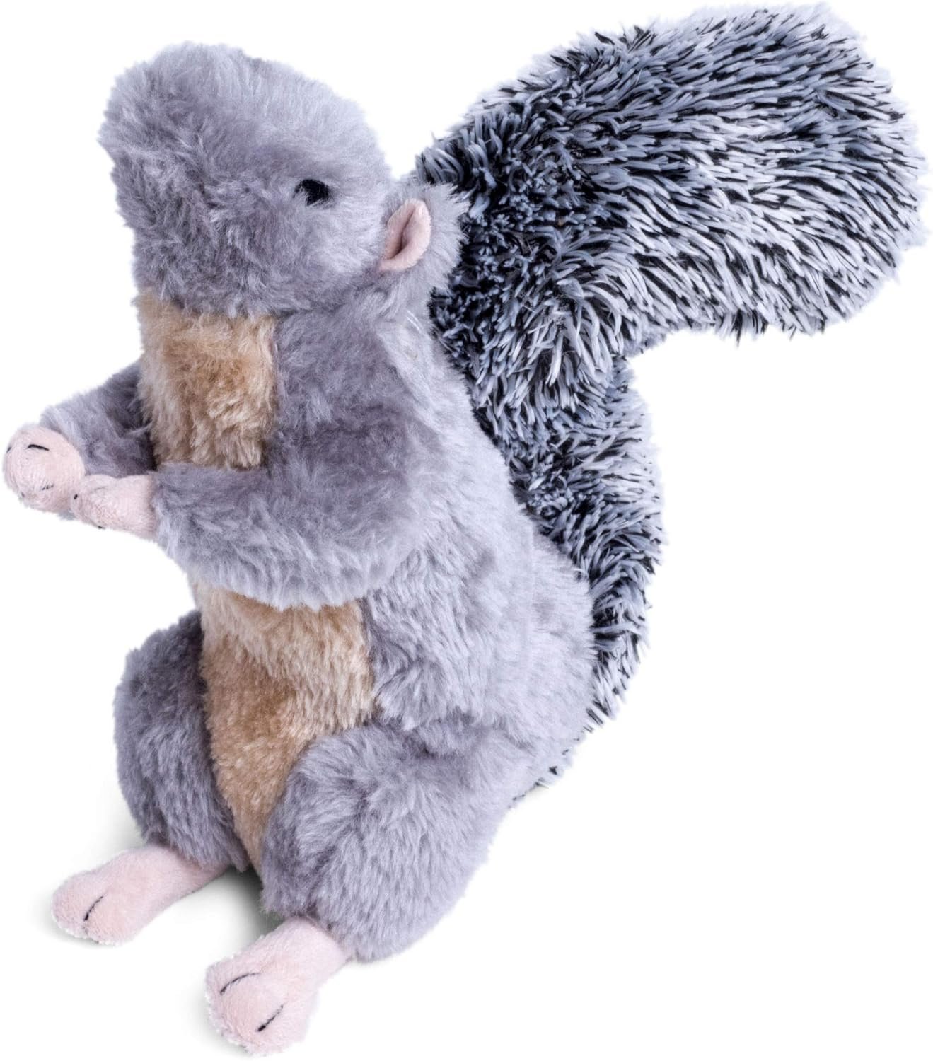 Petface Cyril The Squirrel Plush Dog Toy with Squeaker (Pack of 1) | Soft, Durable Material, for Interactive Play, Cuddly & Comfortable