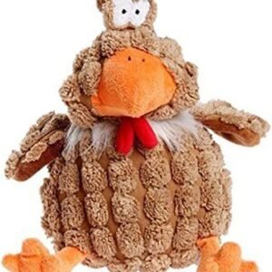 Petface Farmyard Buddies Chunky Chicken Plush Dog Toy