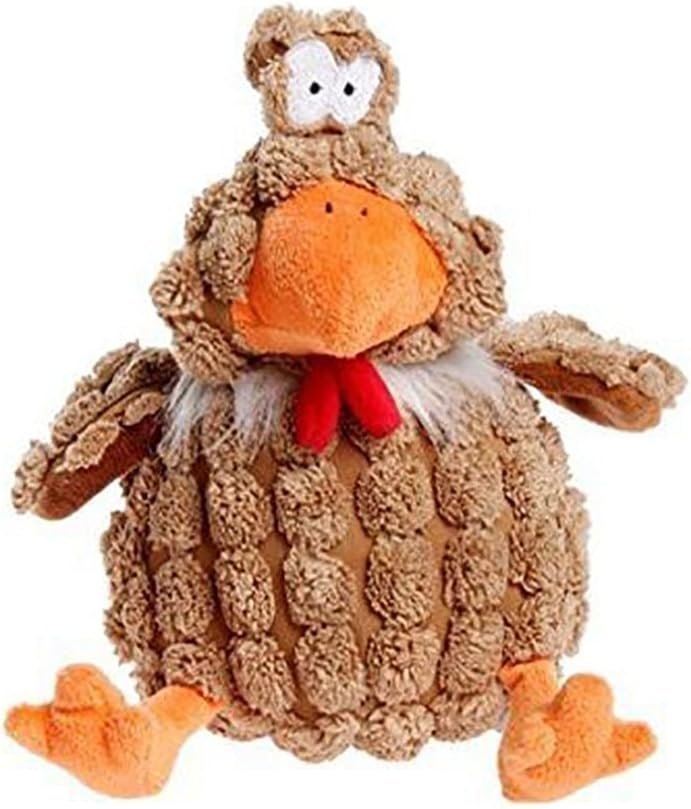 Petface Farmyard Buddies Chunky Chicken Plush Dog Toy