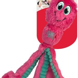 KONG Wubba Octopus Tug and Fetch Squeak Dog Toy Assorted Colors (Large)