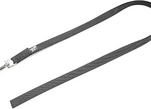 Color & Gray Super-Grip Leash without Handle, 14 mm x 1 m, Black-Gray